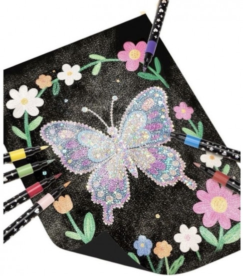 Акриловые маркеры с блестками «TrueColor»