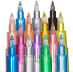 Маркеры-кисти металлик «Brush Metallic Pen» - Фото 4