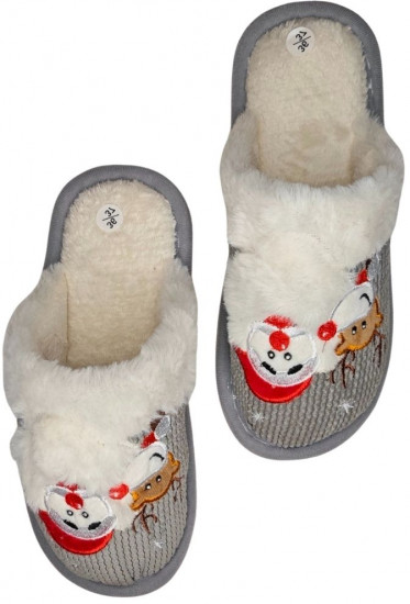 Тапочки домашние «Снеговик»