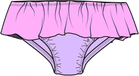 Плавки для девочек