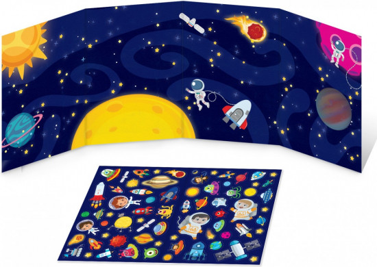 Многоразовые наклейки «Я изучаю космос»