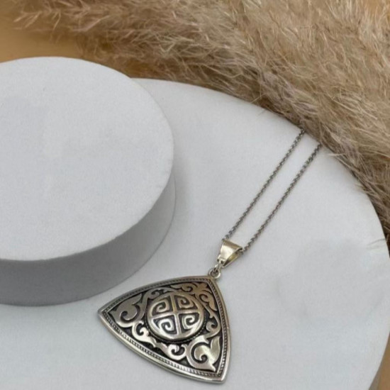 Комплект украшений из бижутерного сплава с этническим узором