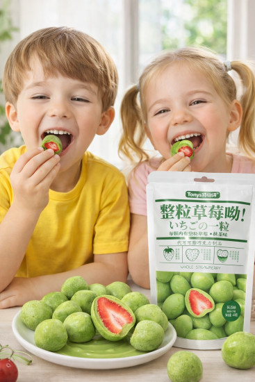 Хрустящая клубника в шоколаде