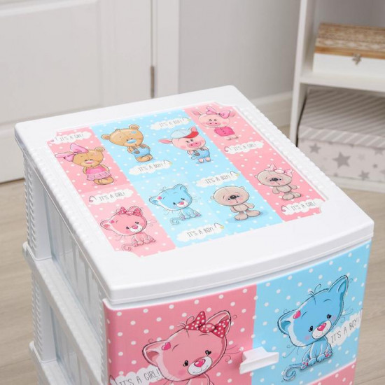 Комод 4-х секционный «Друзья»