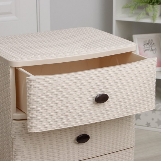 Комод 4-х секционный «Плетёнка»