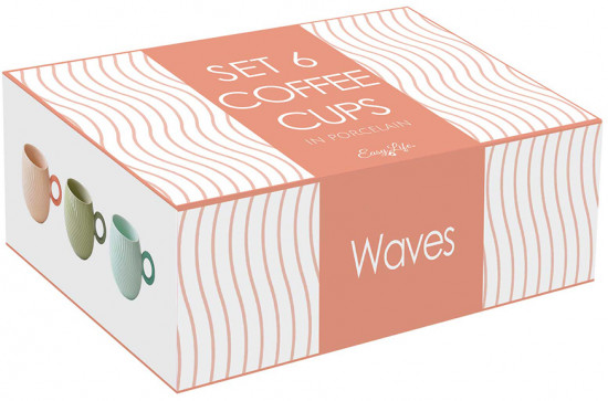 Набор кружек для кофе «Waves»