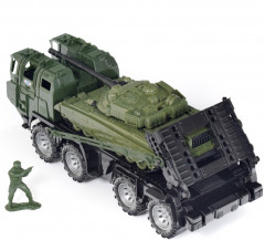 Тягач военный «Щит» c танком - Фото 1