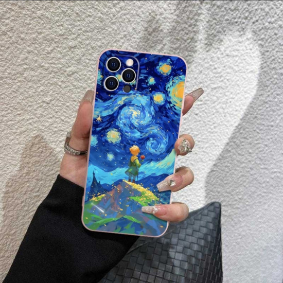 Чехол для iPhone 15 Pro Max «Маленький принц / Звёздная ночь»
