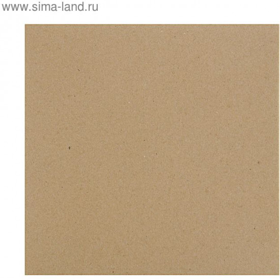 Набор квадратных коробок «Крафт однотонный»