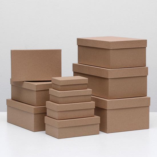 Набор коробок «Крафт однотонный»