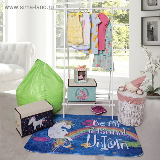 Короб стеллажный для хранения с крышкой «Единорог»