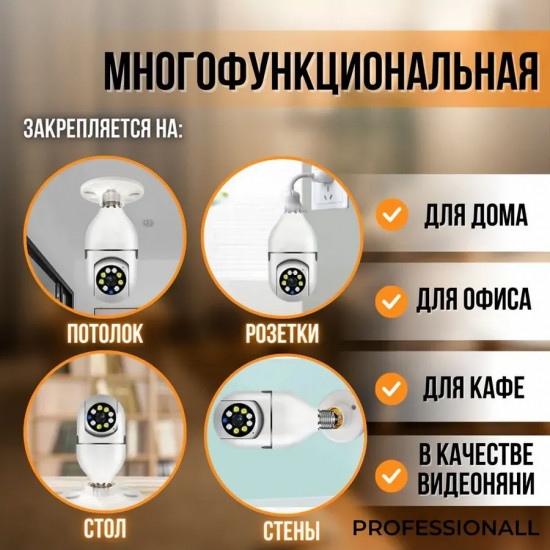 Камера видеонаблюдения Saffi Wi-Fi круговая