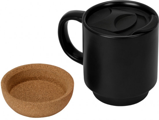 Кружка с пробковым дном и крышкой «Denpasar»