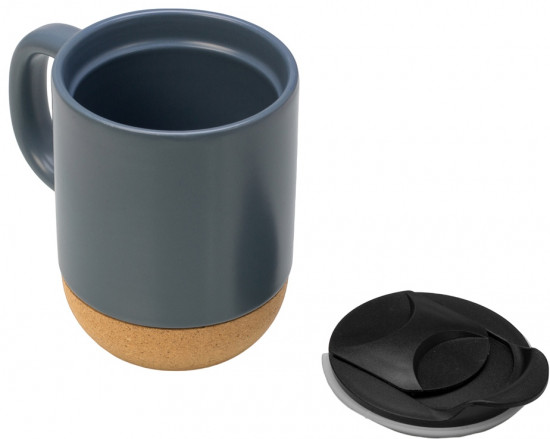 Кружка с пробковым дном и крышкой «Denpasar»