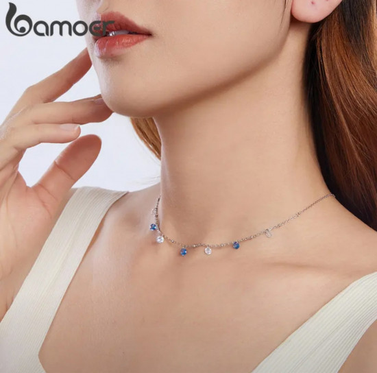 Колье с кристаллами