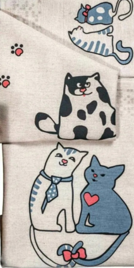 Комплект полотенец «Котики»