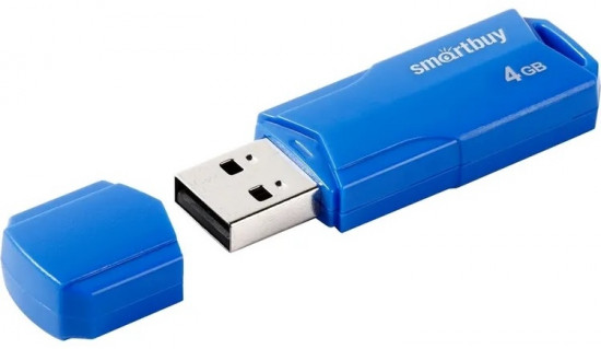USB-накопитель Smartbuy 4GB Clue Blue