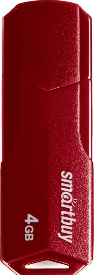 USB-накопитель Smartbuy 4GB Clue Burgundy