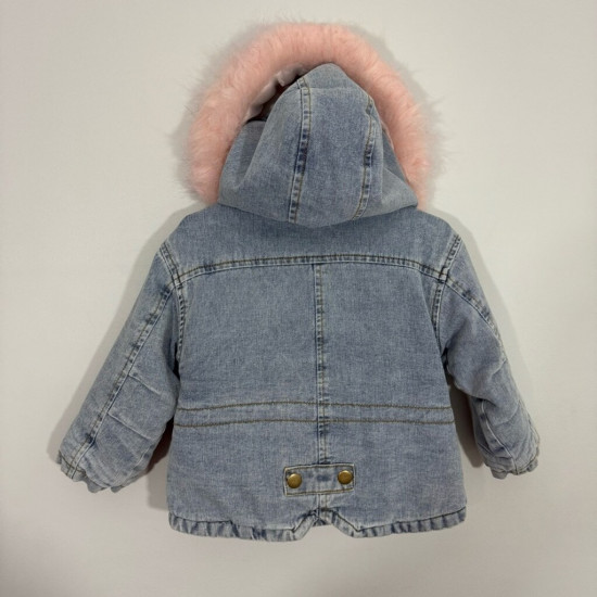 Джинсовая парка для девочек