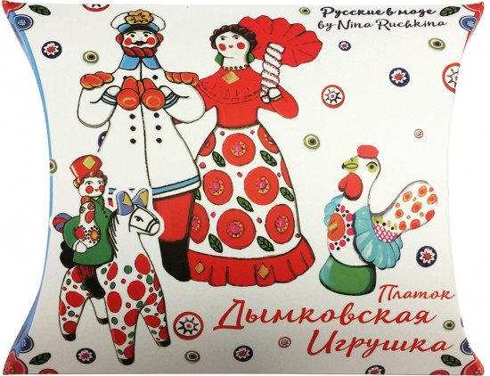 Платок «Дымковская игрушка»