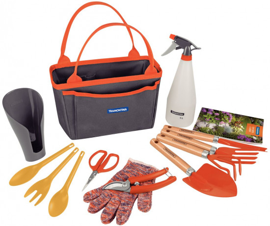 Набор садовых инструментов в сумке
