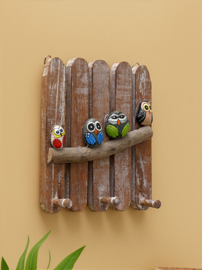 Вешалка «Воробьи на ветке»