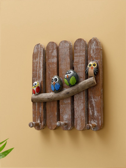 Вешалка «Воробьи на ветке»