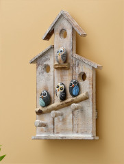 Вешалка «Скворечник с воробьями» - Фото 2