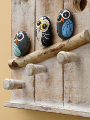 Вешалка «Скворечник с воробьями» - Фото 3