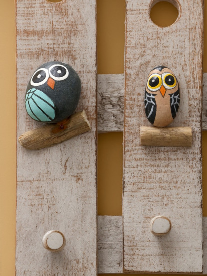 Вешалка «Скворечник с воробьями»