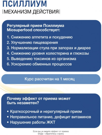 Псиллиум для похудения