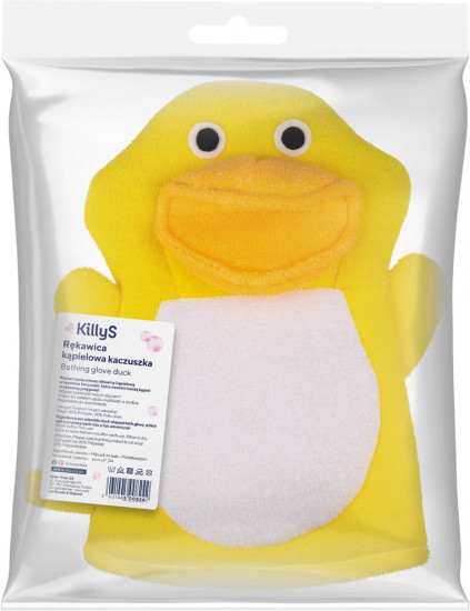 Мочалка-варежка «Утенок»
