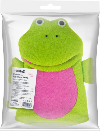 Мочалка-варежка «Лягушонок»