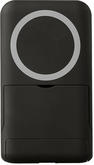 Внешний аккумулятор беспроводной с подсветкой лого и подставкой «Magflash»