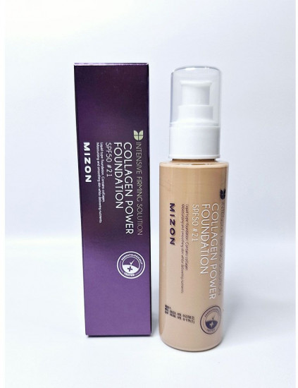 Тональный крем с коллагеном «Collagen Power Foundation» SPF 50, оттенок 21