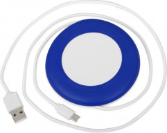 Устройство зарядное беспроводное со встроенным кабелем «Disc» - Фото 3