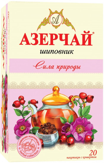 Чай травяной с шиповником «Сила природы»