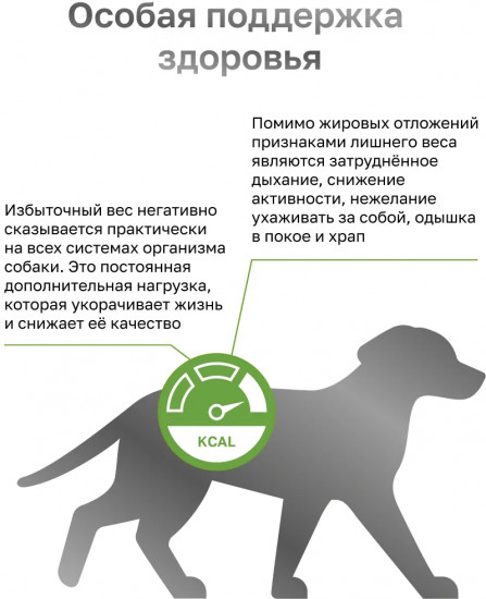 Влажный диетический корм для взрослых собак, склонных к ожирению, для снижения веса