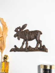 Крючки декоративные «Лось на бревне» - Фото 1