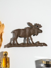 Крючки декоративные «Лось на бревне» - Фото 3