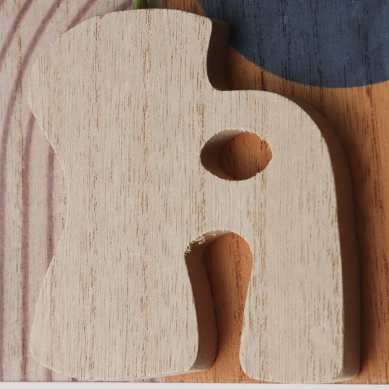 Настенные крючки декоративные «Абстракция с цветком»