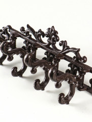 Настенные крючки декоративные «Геральдическая лилия с листьями» - Фото 1