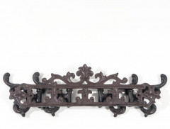 Настенные крючки декоративные «Геральдическая лилия с листьями» - Фото 3