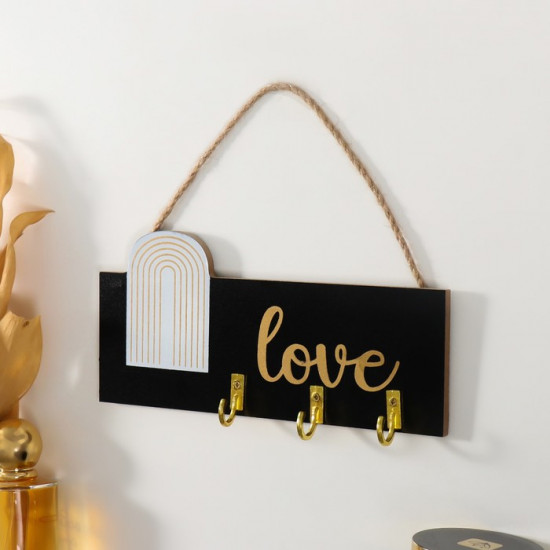 Настенные крючки декоративные «Любовь. Абстракция. Радуга»