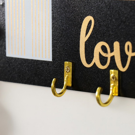 Настенные крючки декоративные «Любовь. Абстракция. Радуга»