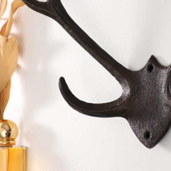 Настенные крючки декоративные «Рога оленя»