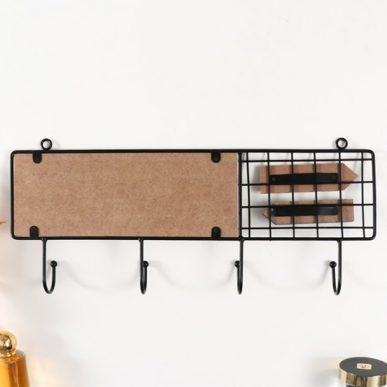 Настенные крючки декоративные «Синие рыбки»