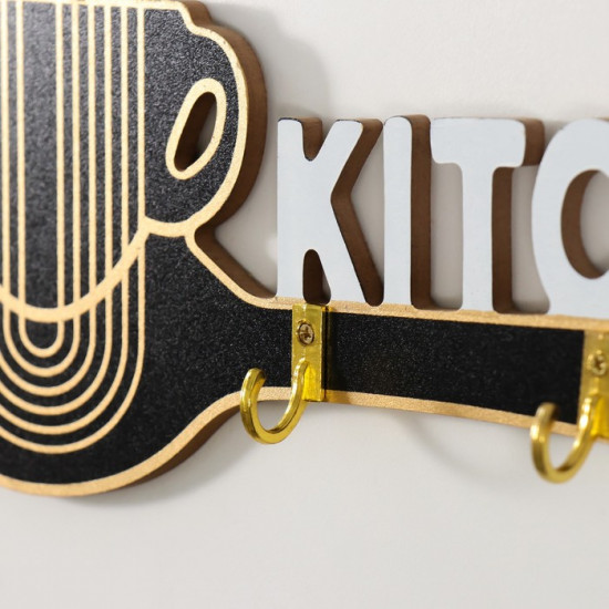 Настенные крючки декоративные «Чашка с ложкой. Кухня»