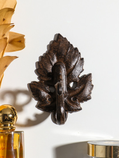 Крючок декоративный «Виноградный лист»