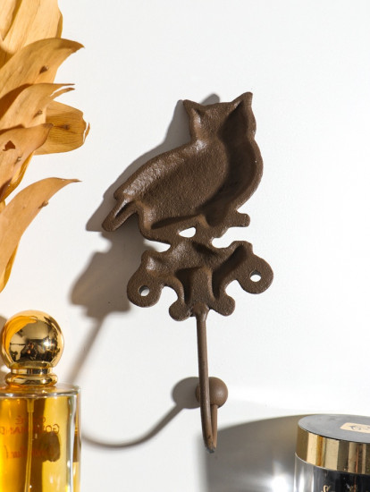 Крючок декоративный «Сова на ветке»